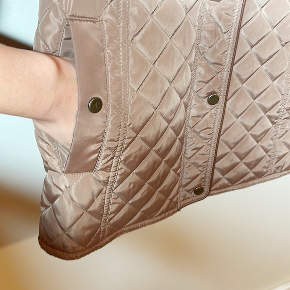 Ralph Lauren Quilted Jacket Faux Leather - Picture 4 of 11